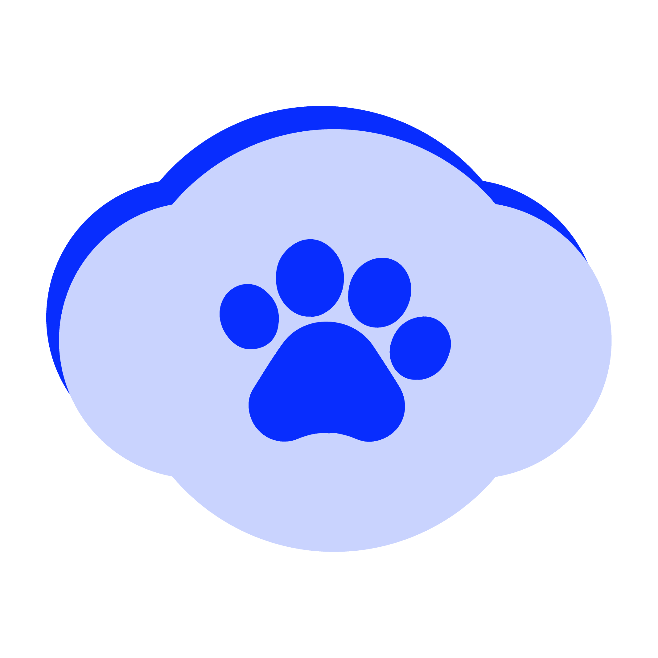 MyPetParlor App logo for dark mode